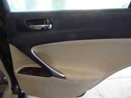 2007 Lexus IS250 Black 2.5L AT #Z24708
